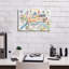  «Paris Map Light» par Farida Zaman, art mural sur toile, 18 po x 12 po-118048210