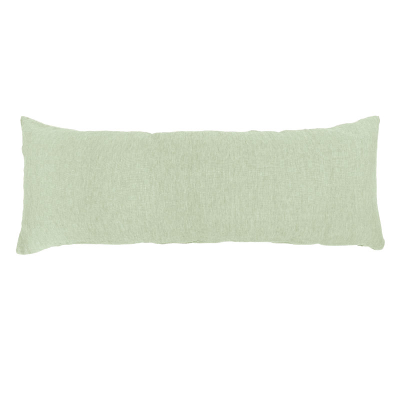 100% French Linen Body Pillow, Matcha
