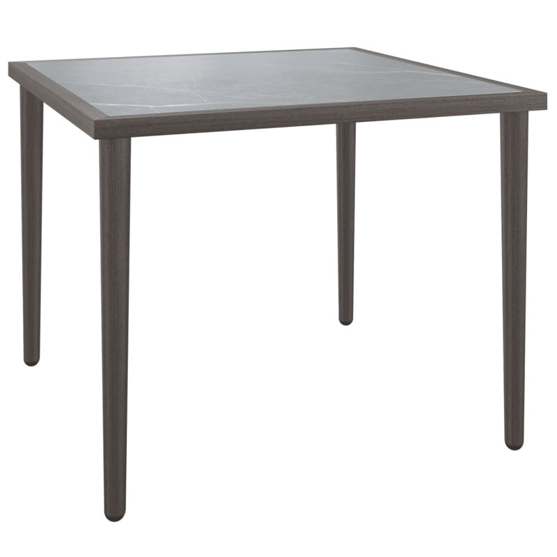Square Metal Outdoor Chat Table , 48cm cm W 48cm cm D
