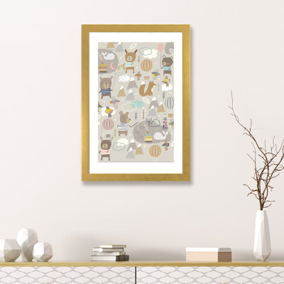 «Baby Balloon Adventures I» par Nancy Mckenzie - reproduction d'art