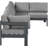 Pacita 120'' Wide Aluminum Patio Sectional with Cushions-61209919-61209920
