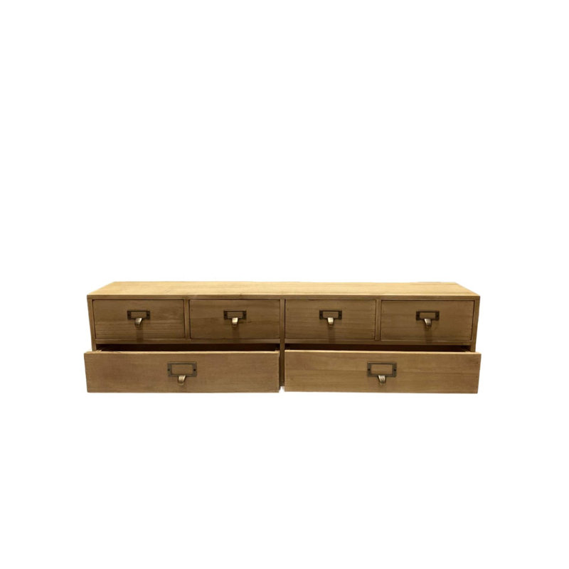 DeKalb Wood Desk Organiser with Drawers