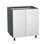 Armoire ouverte standard en panneau de particules H 34,5 po prête à assembler