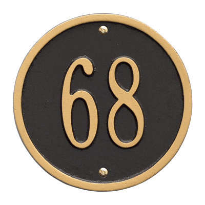 1-Line Wall Address Plaque
