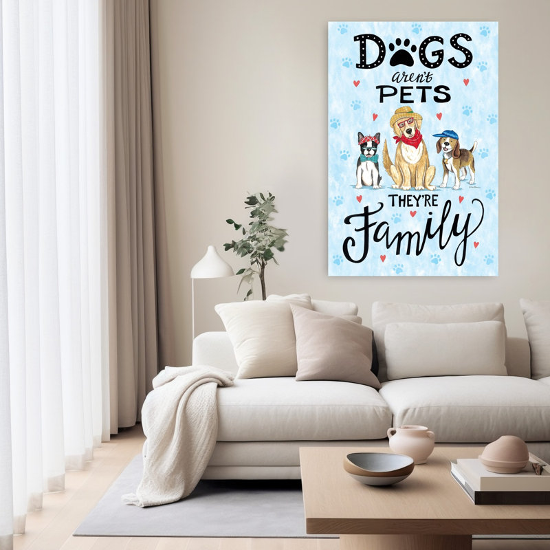 Art contemporain pour chien, H 60 po x l 40 po