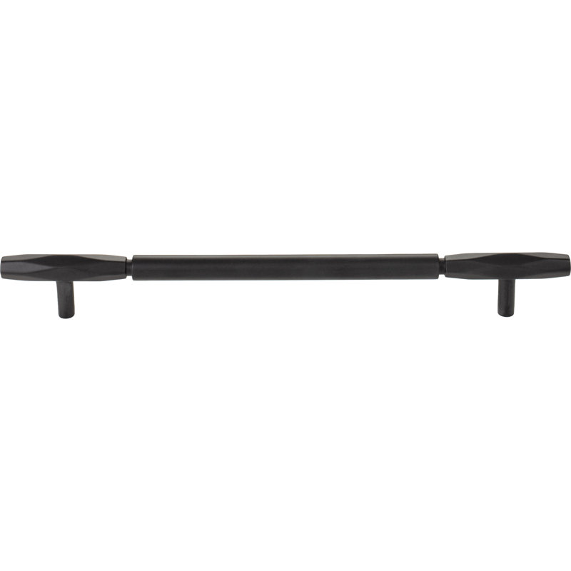 Kingsmill Bar Pull, Flat Black, 8 13/16" Center to Center