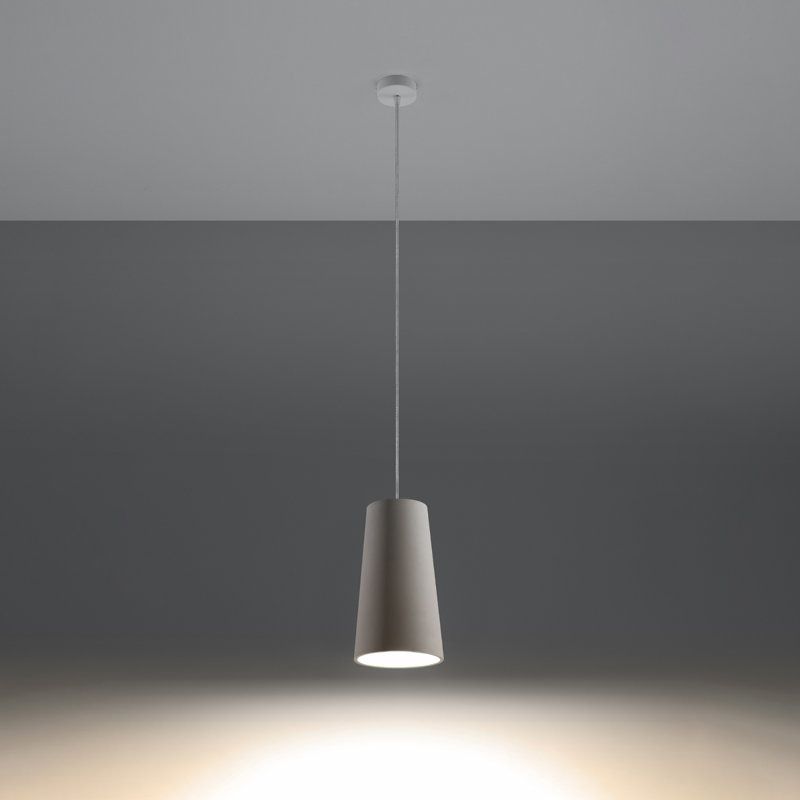 Gulcan 1 - Light White Cylinder Pendant