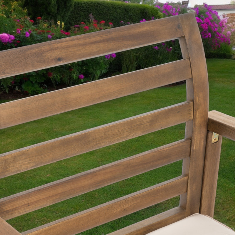 Fauteuil club d'extérieur l 24,2 po avec coussins