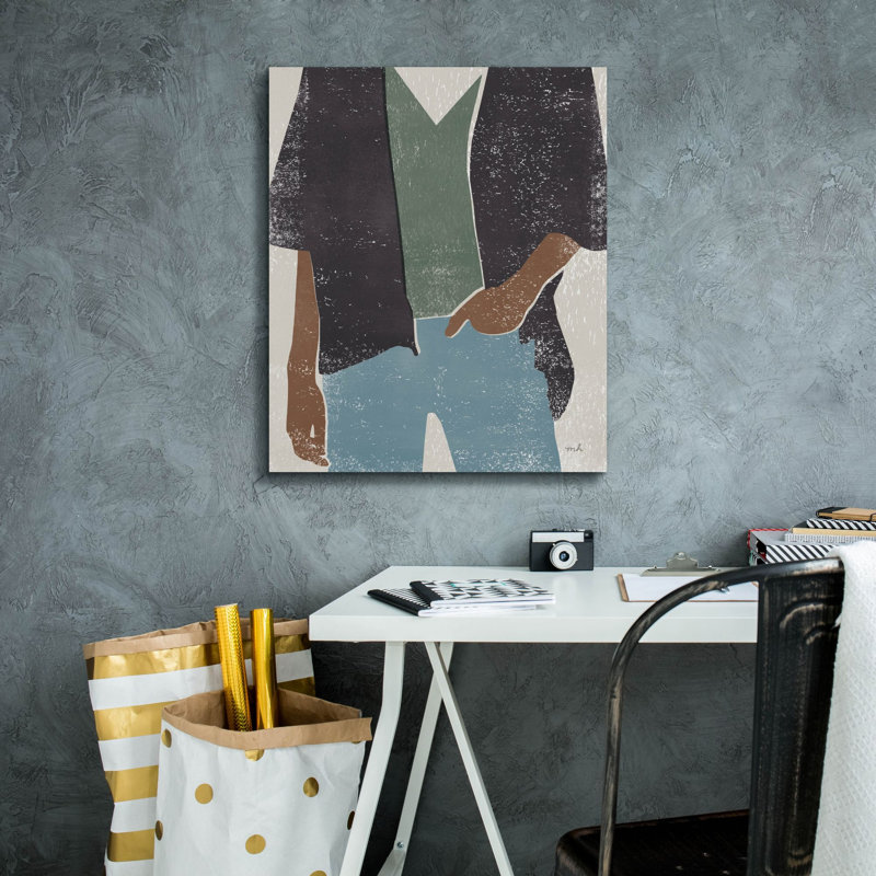 «Casual 1» par Moira Hershey, art mural sur toile, H 24 po x l 20 po x P 0,75 po