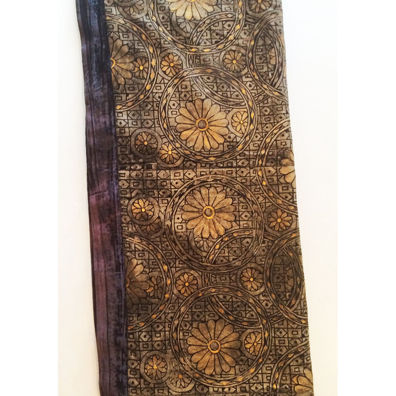 Deco Circles Velvet Throw