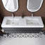 Meuble-lavabo mural 60 po avec lavabo à surface solide intégré-178808641