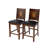 Lucus Upholstered Faux Leather Counter Stool