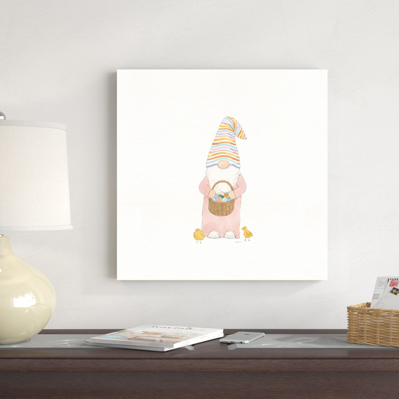 " Easter Gnomes II ", 30" H x 30" W x 1.25" D