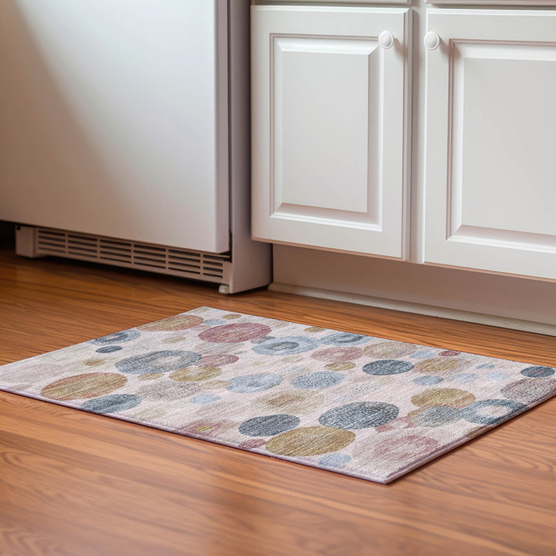 Premium Machine Washable Jakiyra AMF1896 Geometric Rug, Rectangle 1'8" x 2'6"