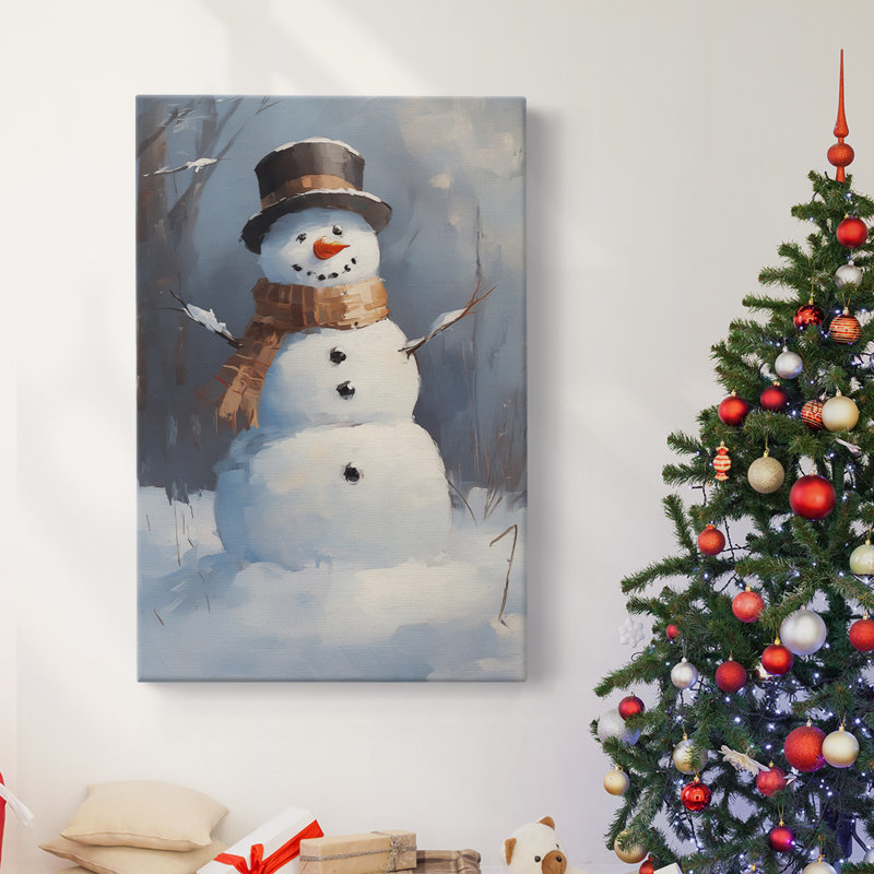 Art des Fêtes de Noël - Toile tendue avec châssis - Série 2-CCLxxx, H 24 po x l 16 po