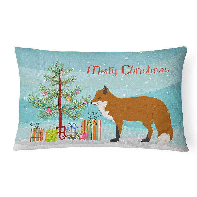  Coussin intérieur / extérieur Fox Christmas