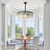 Aurthur 9 - Light Dimmable  Black Round Crystal Chndelier Flush Mount