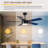 46"Ceiling Fans With Lights And Remote/APP-1303121782-1303121783