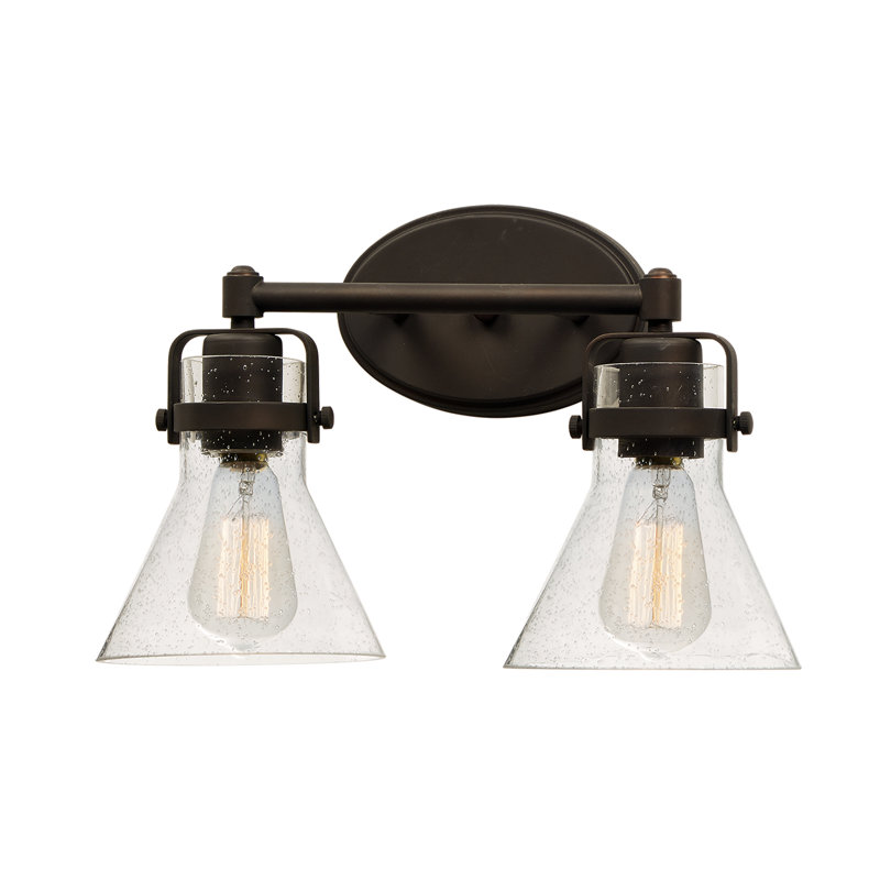 Critchfield 2 - Light Dimmable Vanity Light, Oil Rubbed Bronze