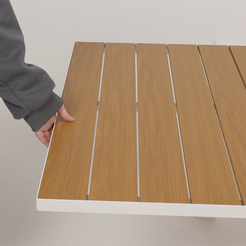 Table de salle à manger extensible Kerianne, Naturel