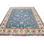 Tapis unique bleu / ivoire 8 pi 1 po x 9 pi 8 po Kellyanna par Arshs Fine Rugs
