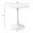White Round Table, Modern Dining Table, MDF Top And Steel Base Tulip Round Kitchen Table, Mid Century Coffee Table For Living Room 24 Inch, Oval Dining Table (PRIME BIG DEAL DAYS)-1172831542-1172831502-1172831500