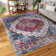 Teshawna Esmay Performance Blue/Red Medallion Rug