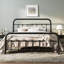 Kawamoto Metal Platform Bed Frame with Elegant Modern Design-787599170-787599173