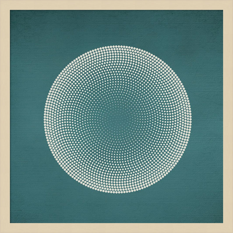 Circles par Incado - Cadre photo unique, impression, H 21 po x l 21 po x P 1 po, Brun