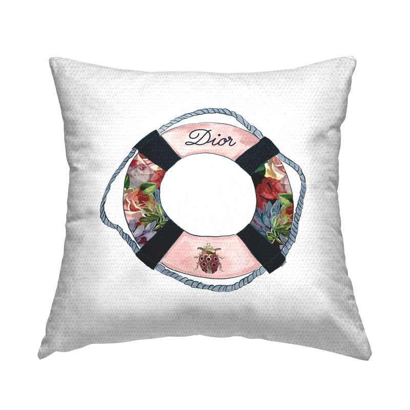 Coussin d'extérieur Stupell Industries Glam Fashion Brand