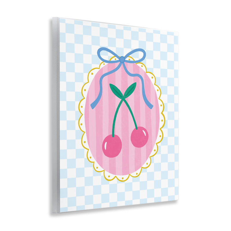  «Sweet Cherries on Chequered» par Nina Seven