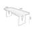 Brown Rectangular Solid Wood Slab Dining Table-953737650