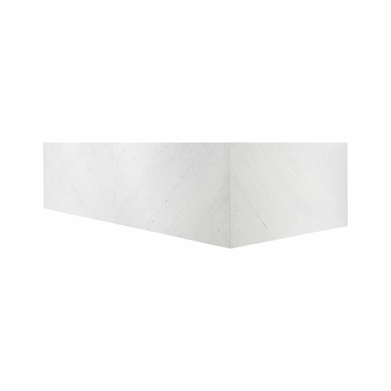 Vintner 35.5" Wall Mounted Single Bathroom Vanity Base Only, Blanc