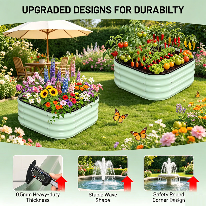 Outdoor Raised Garden Bed