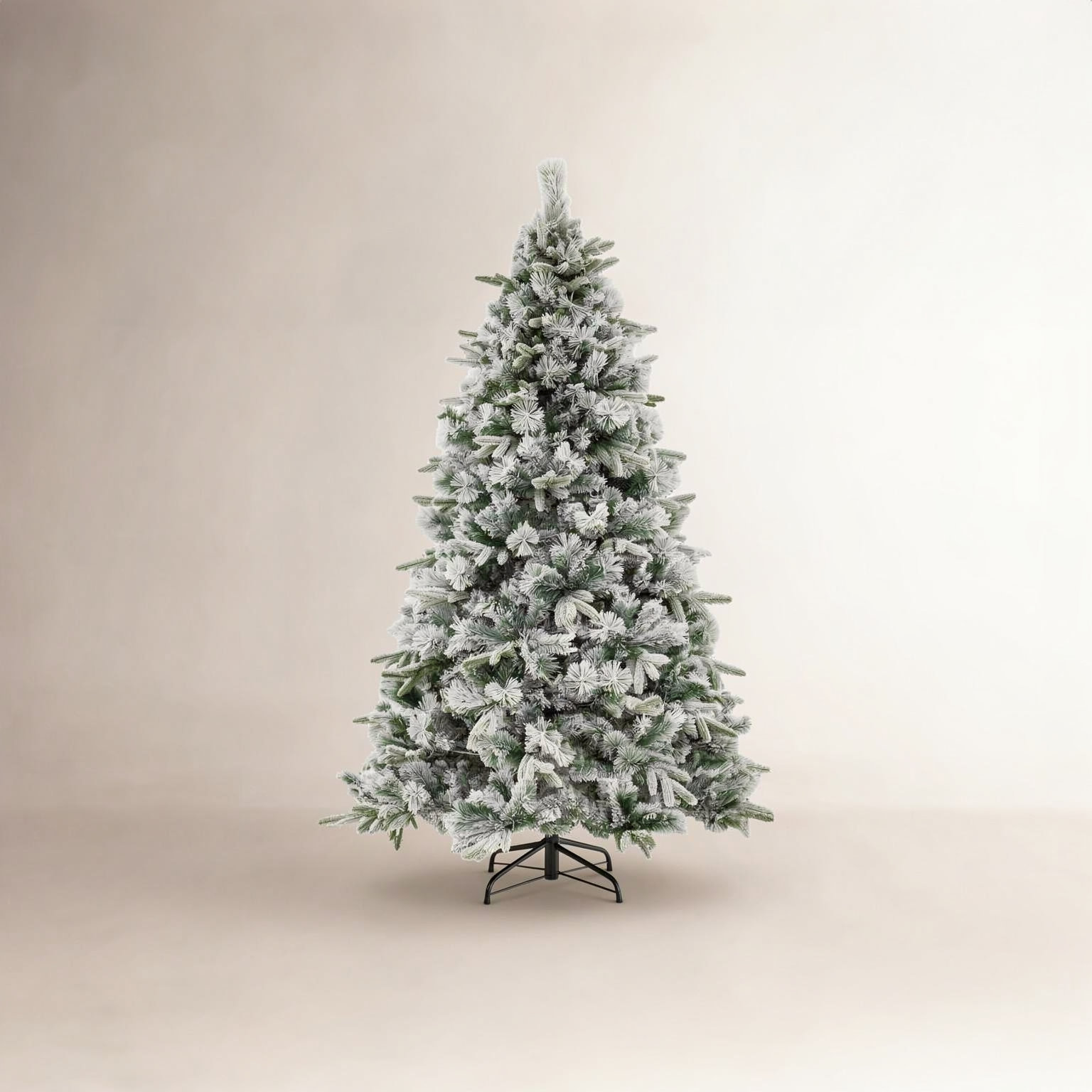 Jabria Lighted Artificial Pine Christmas Tree, 7'