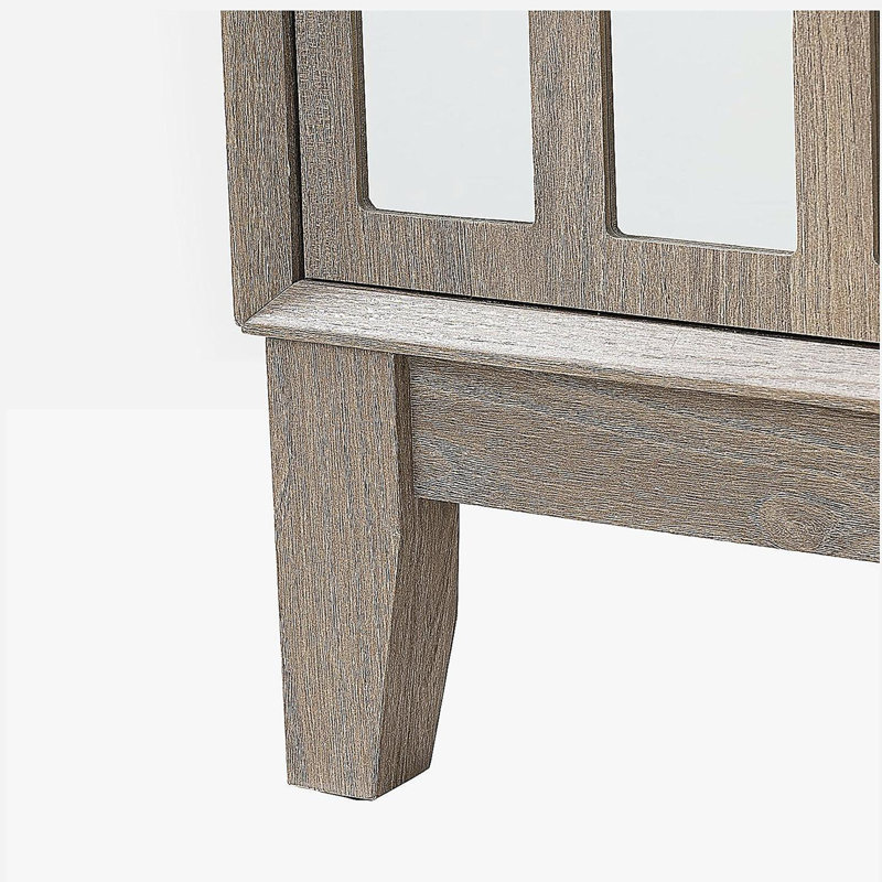 Buffet buffet avec portes et tablettes, buffet en bois, Dérive en mer