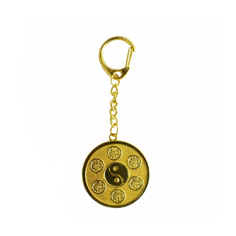 Porte-clés en amulette de dragon ciel