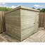 Jenne Solid Wood Garden Shed-749925871