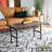 Wood Coffee Table With Industrial Steel Pipe Leg 18 In. X 36 In. X 17.75 In.-59020238