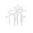 Mixer Marble Top End Table Set End Table