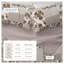 Ensemble de courtepointe festonnée à motif floral-133568112