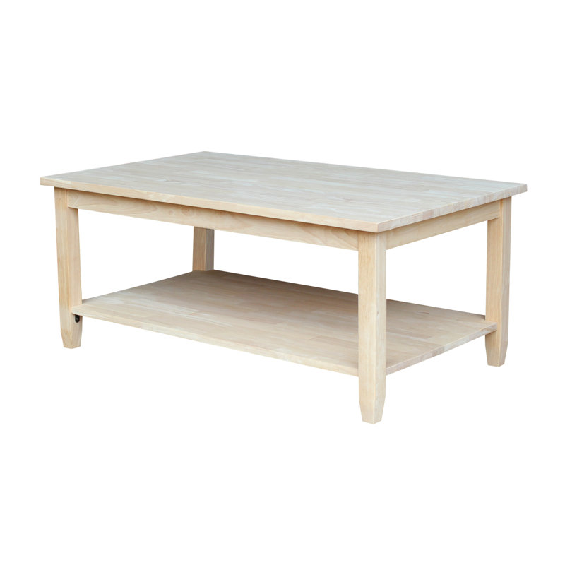 Nerseh Solid Wood Single Coffee Table