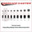 Hard Rubber Swivel Expanding Stem Caster Set