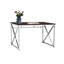 Madison Office Workspace Desk With Chrome Frame And Durable MDF Top, Perfect For Modern And Stylish Home Offices.