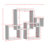 Intersecting Cube Accent Wall Shelf-1832858000