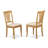 7 Piece Kitchen Table & Chairs Set Consist of a Rectangle Dining Table and 6 Linen Fabric Dining Room Chairs, 36x60 Inch, Oak-1936985283-1979814256