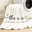 Jeté en molleton blanc ultra doux en flanelle blanche, imprimé recto Story Home-130086114