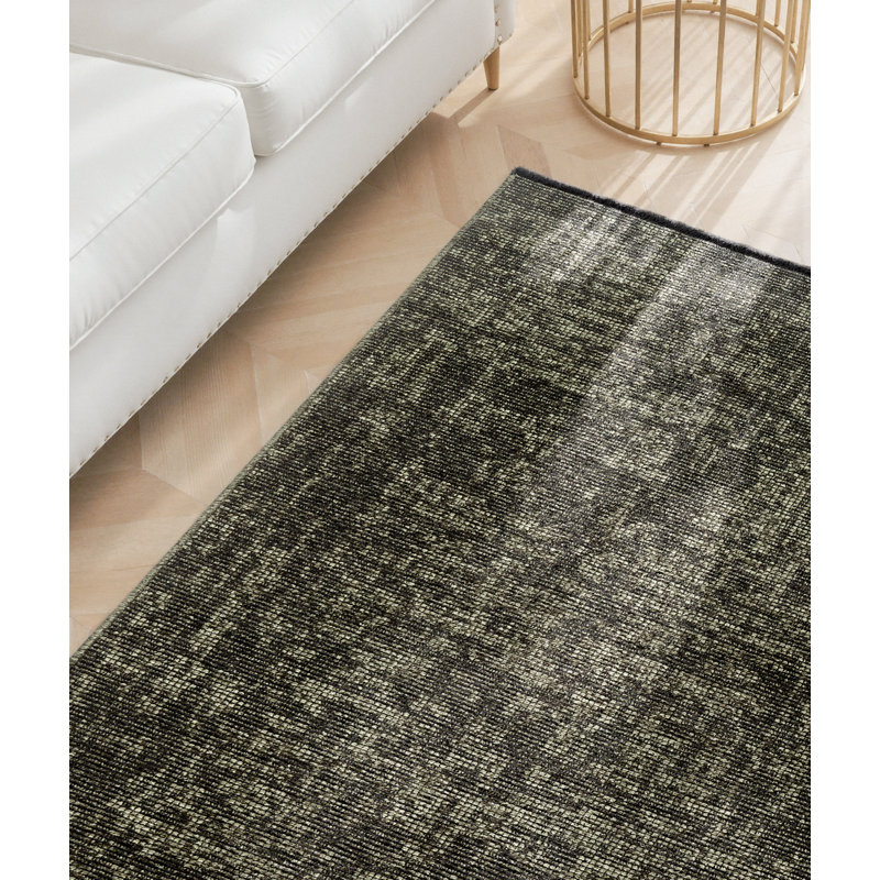 Geometric Cotton Area Rug, Rectangle 200 x 290 cm