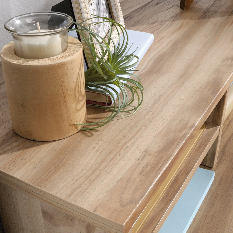 Rangement en bois d'ingénierie brun pour bureau avec ambiance Coastal