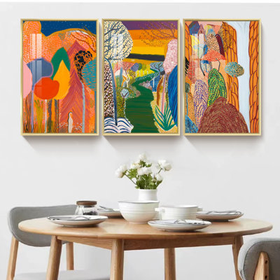" Abstract " 3 - Pieces